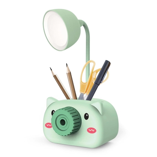 Pen Holder & Sharpener, Study Desk Light for Study