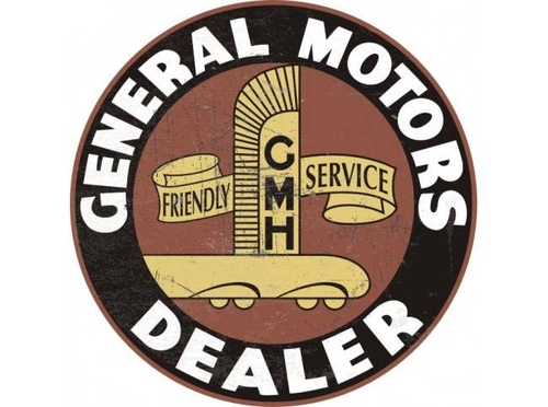 3 Inch Cloth Patch General Motors Dealer