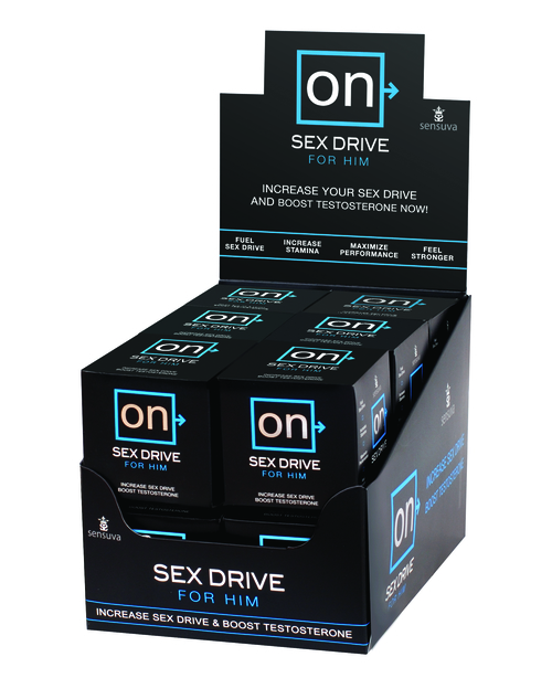 On Sex Drive for Him - 12 Piece Display