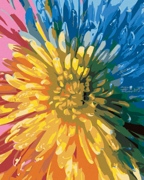 Paint by Numbers - RAINBOW FLOWER
