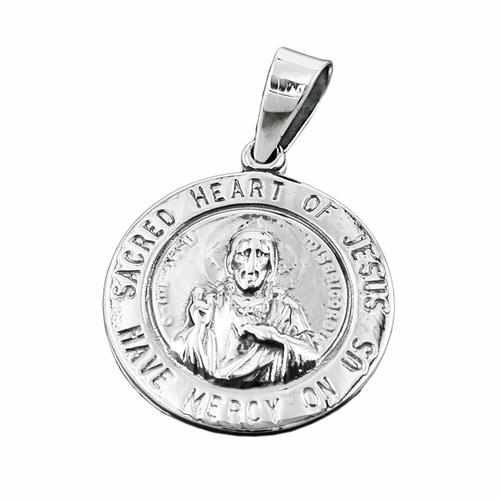 pendant sacred heart silver 925