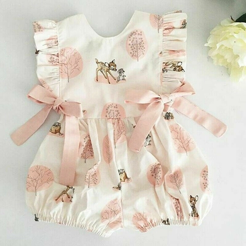 Fashion 2019 Baby Girl summer clothing cute Deer