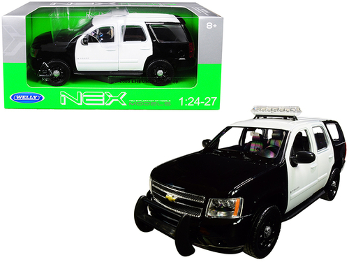 2008 Chevrolet Tahoe Unmarked Police Car Black and White 1/24-1/27