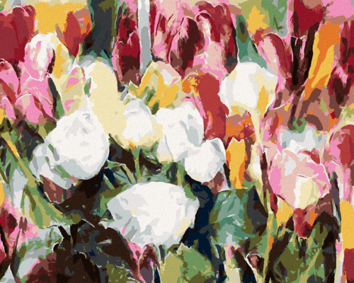 Paint by Numbers - FULL OF ROSES AND TULIPS