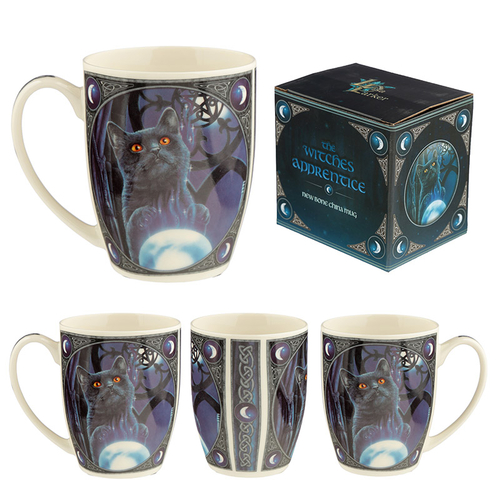 The Witches Apprentice Cat Lisa Parker Porcelain Mug