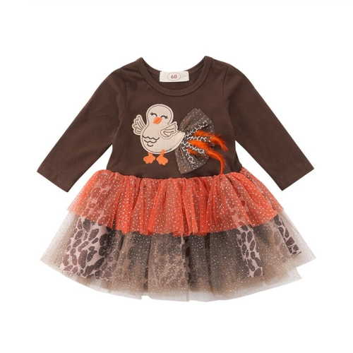 0 4T Baby Girls Thanksgiving Outfit Clothes