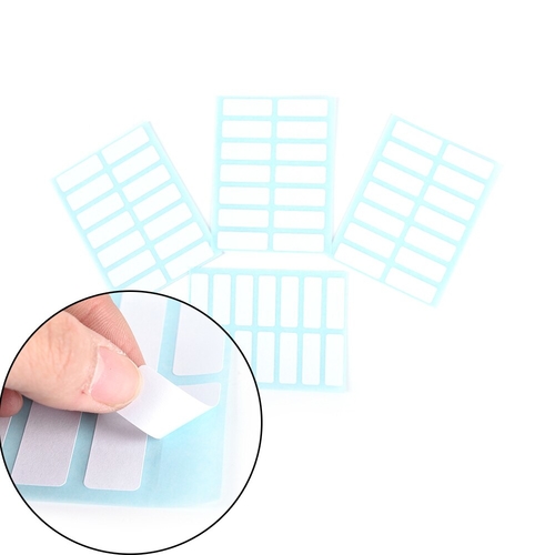 12 Sheets/pack Self Adhesive Sticky White Label