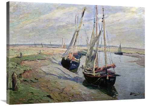 Global Gallery GCS-282377-40-142 40 in. Barques De Peche Art Print - P