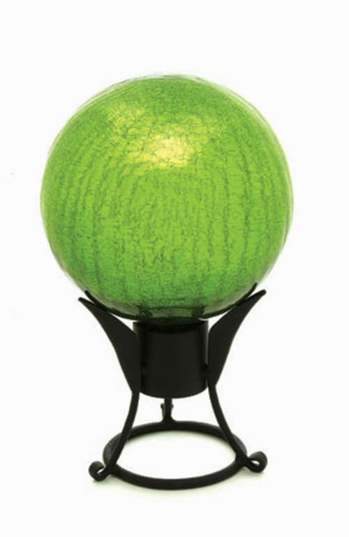Achla G12-FG-C 12 in. Gazing Globe in Crackle Fern Green