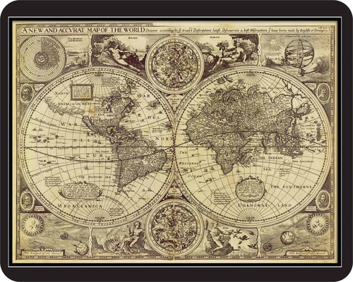 World Maps Mouse Pad   1700s