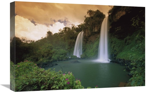 Global Gallery GCS-397649-1624-142 16 x 24 in. Two Sisters Waterfalls&