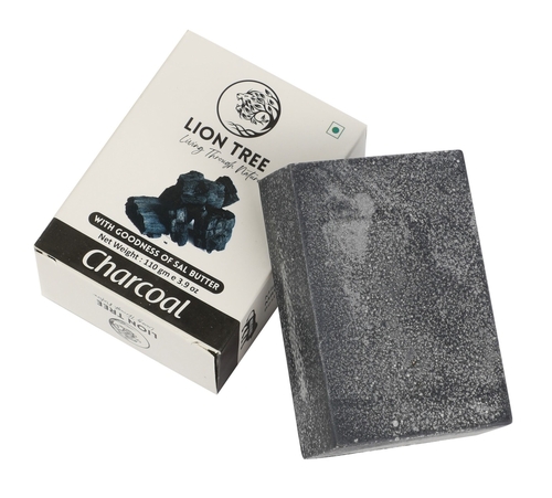 Handmade Charcoal Soap With Goodness Of Sal Butter 110gm