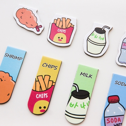 1PC Bookmark Magnetic Material Cute Cat