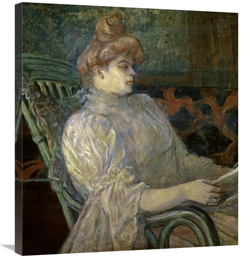 Global Gallery GCS-278197-30-142 30 in. Woman Reading - Femme Lisant A