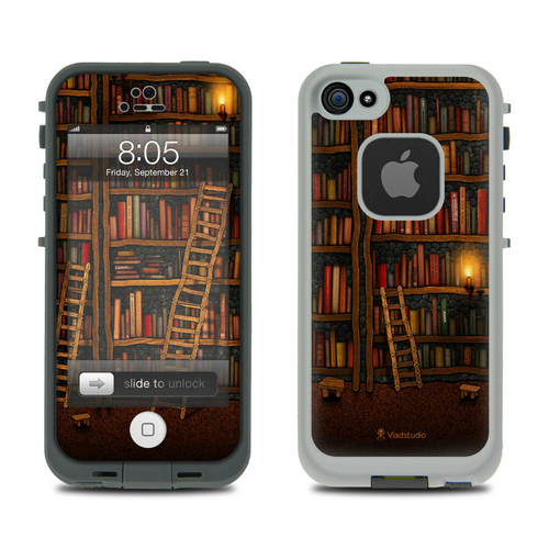 DecalGirl LCI5-LIBRARY Lifeproof iPhone 5 Case Skin - Library