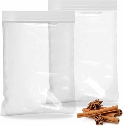 Pack of 100 Clear Zipper Bags 5 x 8 Seal Top Polyethylene Bags 5x8