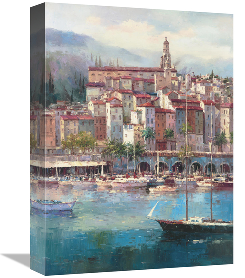 Global Gallery GCS-115317-1216-142 12 x 16 in. Mediterranean Harbor I 