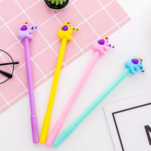 2 pcs Cute elephant Gel Pen gel ink pen kawaii