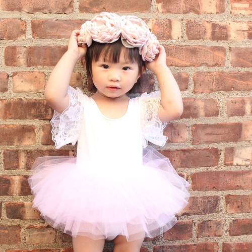 Newborn Kids Baby Girls Party Lace Tutu Dress