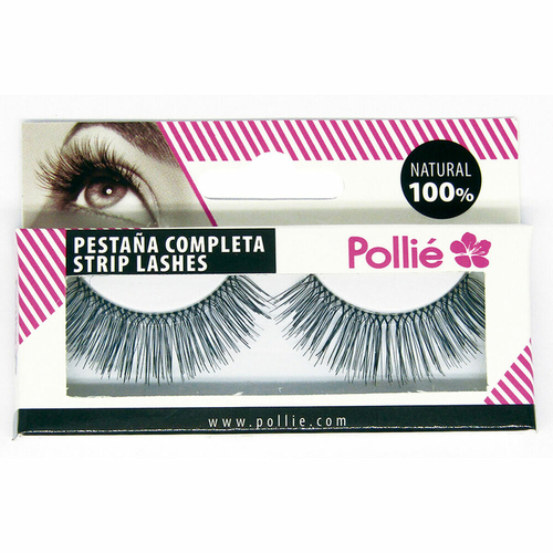 False Eyelashes Eurostil Pollié 8 Black