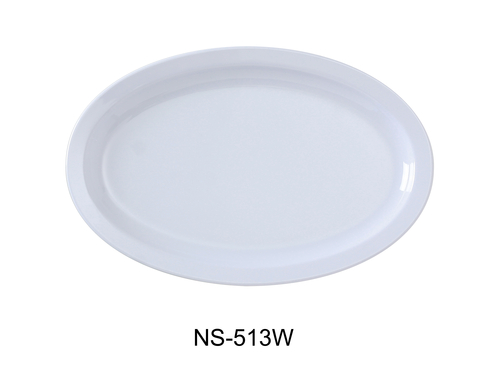 Yanco NS-513W Nessico Oval Platter with Narrow Rim