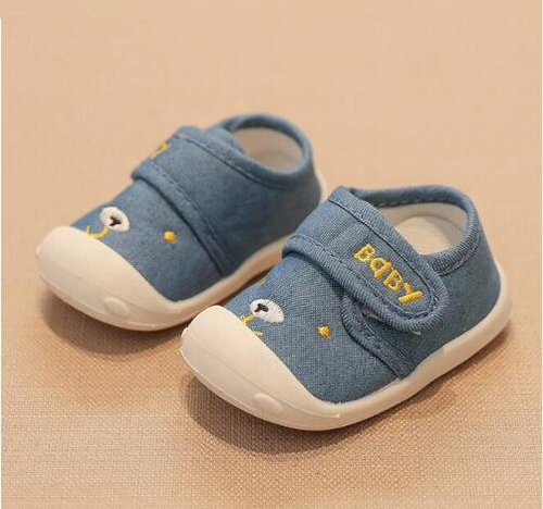 Children girls boys Canvas Shoes Antislip soft