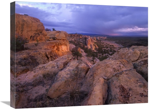 18 x 24 in. Rocky Outcroppings in El Malpais National Monument, Ne
