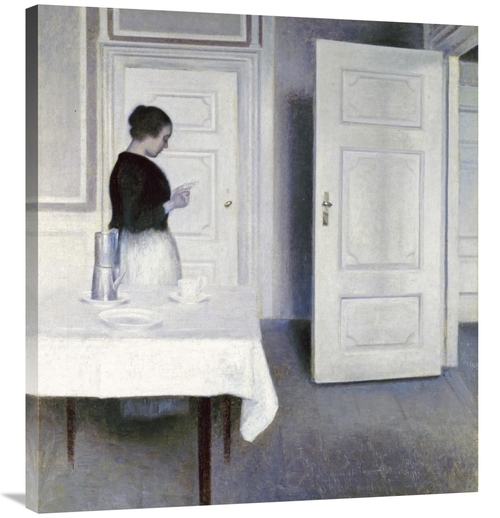 Global Gallery GCS-268046-36-142 36 in. Interior with a Woman Reading 