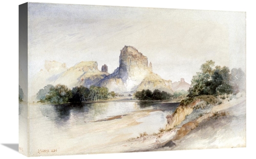 Global Gallery GCS-278764-22-142 22 in. Castle Butte, Green River&