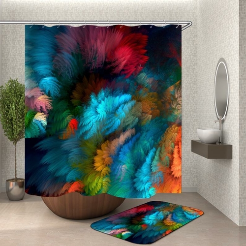 Colorful Blur Shower Curtain