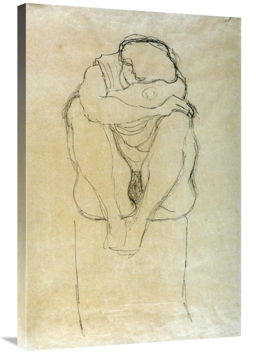 Global Gallery GCS-266677-36-142 36 in. Seated Woman Art Print - Gusta