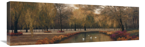 Global Gallery GCS-127843-1236-142 12 x 36 in. Weeping Willow Panel Ar
