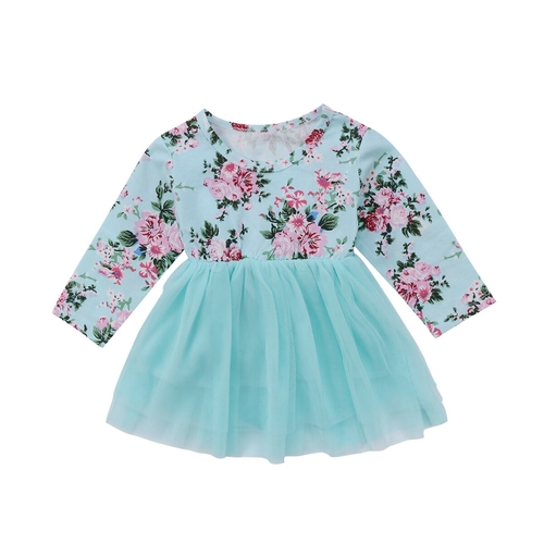 Toddler Kid Baby Girls Long Sleeve Flower