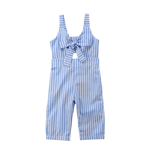 Kid Baby Girl Summer Strap Romper Jumpsuit