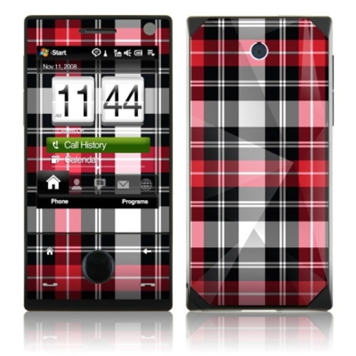 DecalGirl HTCD-PLAID-RED HTC Touch Diamond Skin - Red Plaid