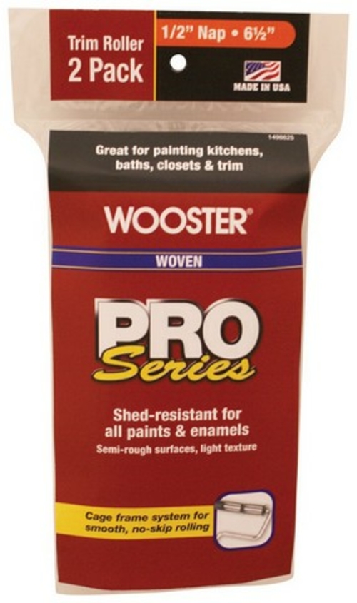 Wooster R367-6 1-2 0.5 in. Nap Pro Woven Roller Cover  