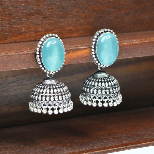 Drop Boho Jhumki Earrings For Women & Girls (Size-4.25X2.5CM)