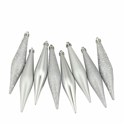 Northlight Seasonal 31757018 Silver Splendor Shatterproof 4-Finish Fin