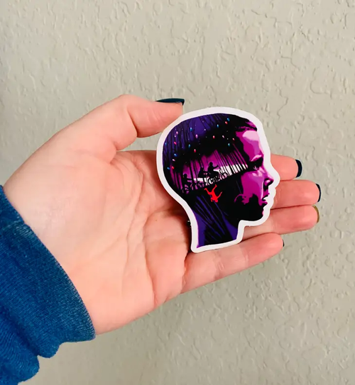 Eleven Head-Stranger Things Sticker/Magnet