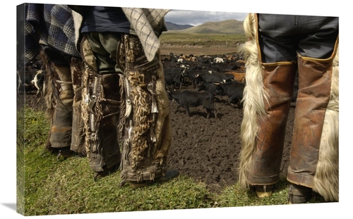 Global Gallery GCS-453135-2436-142 24 x 36 in. Ocelot Fur & Goat Hair 