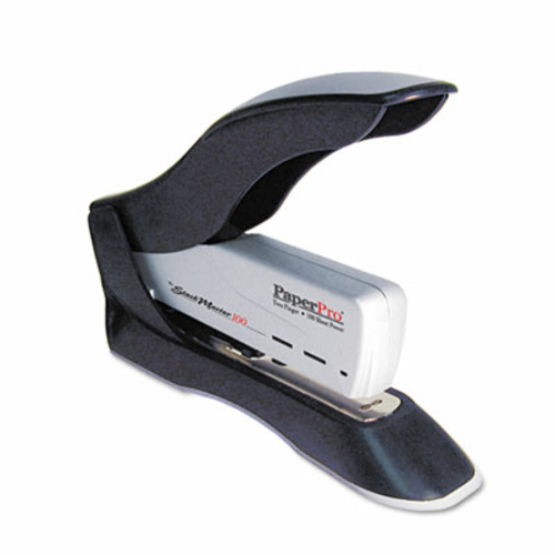 PaperPro 1300 Heavy-Duty Stapler- 100 Sheet Capacity- Black/Silver