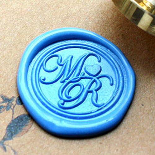 Custom Wax Seal Stamp Initial Alphabet Sealing Wax Stamp