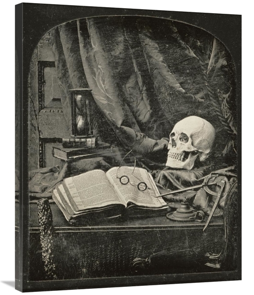 Global Gallery GCS-454968-2835-142 28 x 35 in. Still Life with Skull&#