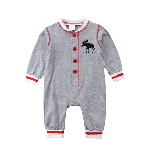 Xmas Toddler Baby Boys Girls Lovely Romper Long