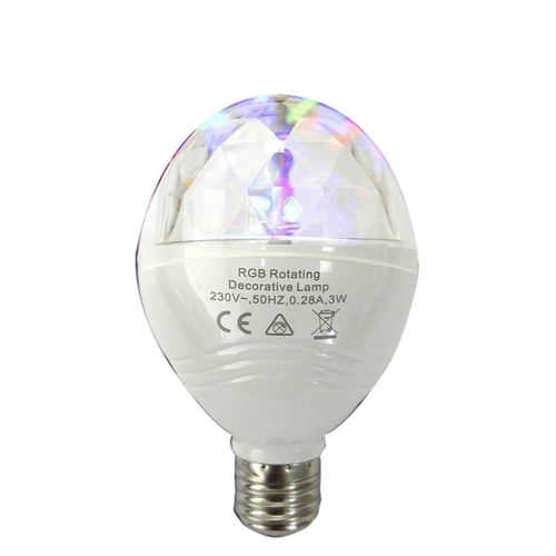 LED lamp EDM E27 3 W (8 x 13 cm)