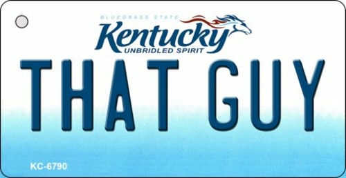 Main Smart Blonde KC-6790 1.5 x 3 in. That Guy Kentucky State License Plate image