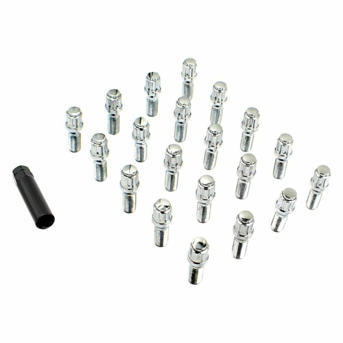 Revolution 63K55828 M15-1.52 x 28 in. Black & Chrome 5 Lug Wheel Insta