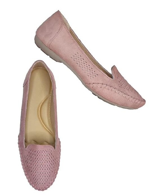casual Ballerinas for women and girls (Size-UK-7) (COLOR-PINK)