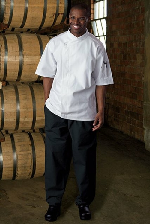 Uncommon Threads 4001-0108 Baggy Chef Pant in Black - 4XLarge