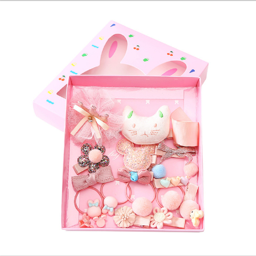 18Pcs/lot Baby Girls Hair Accessories Set Cartoon